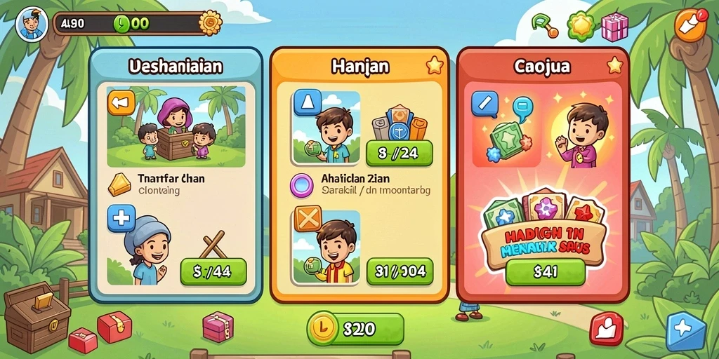 ledakgg - Karakter unik dengan kemampuan menarik untuk dipilih.